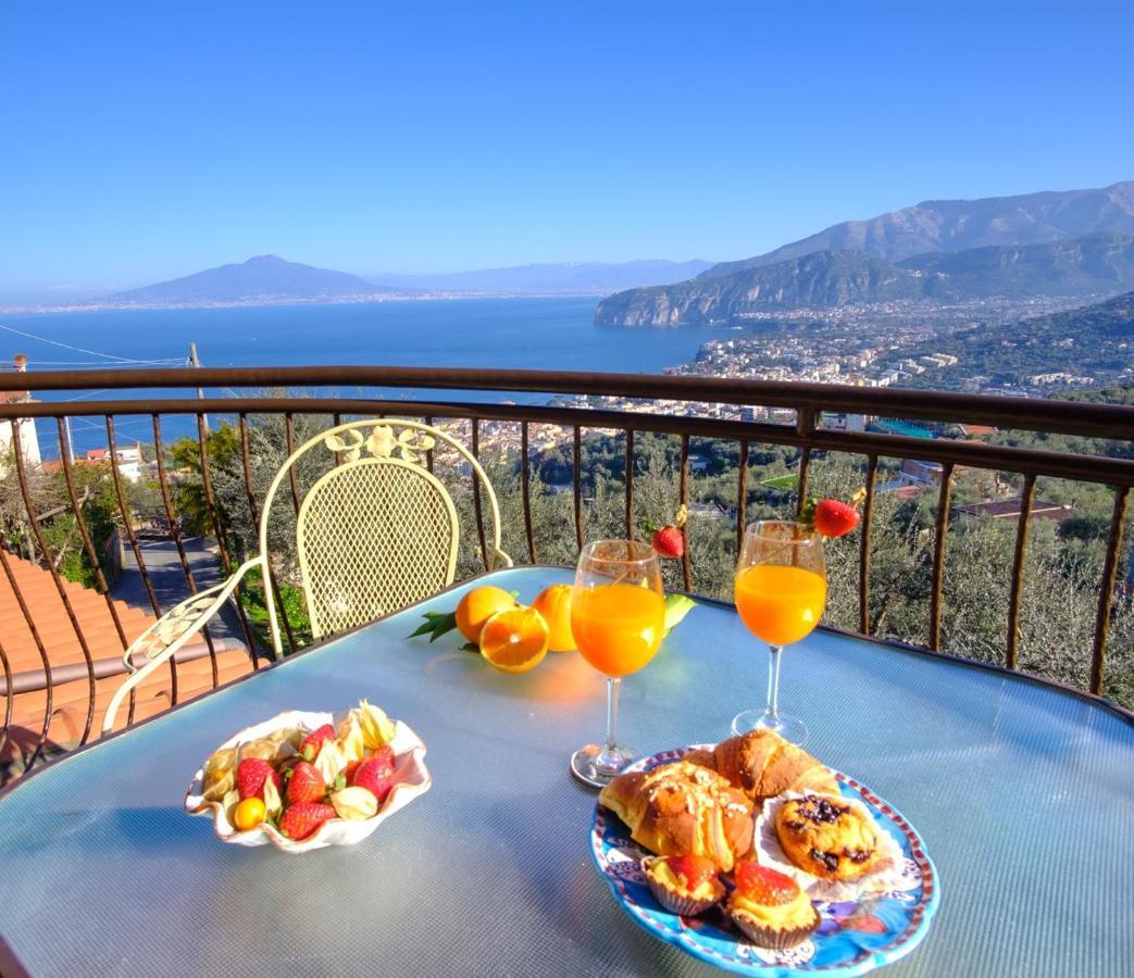 Villa Caruso Private Heated Pool & Sea View Sorrento Exterior foto