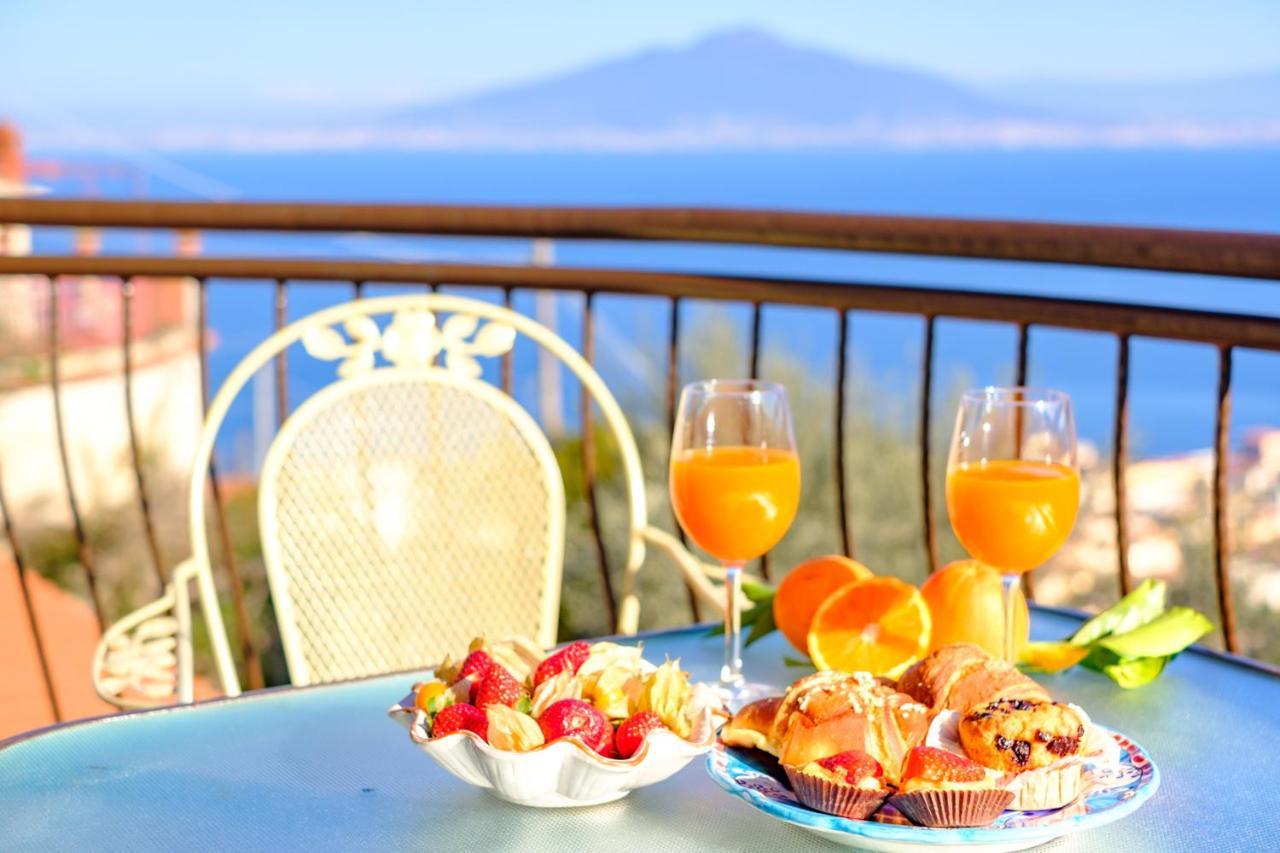 Villa Caruso Private Heated Pool & Sea View Sorrento Exterior foto