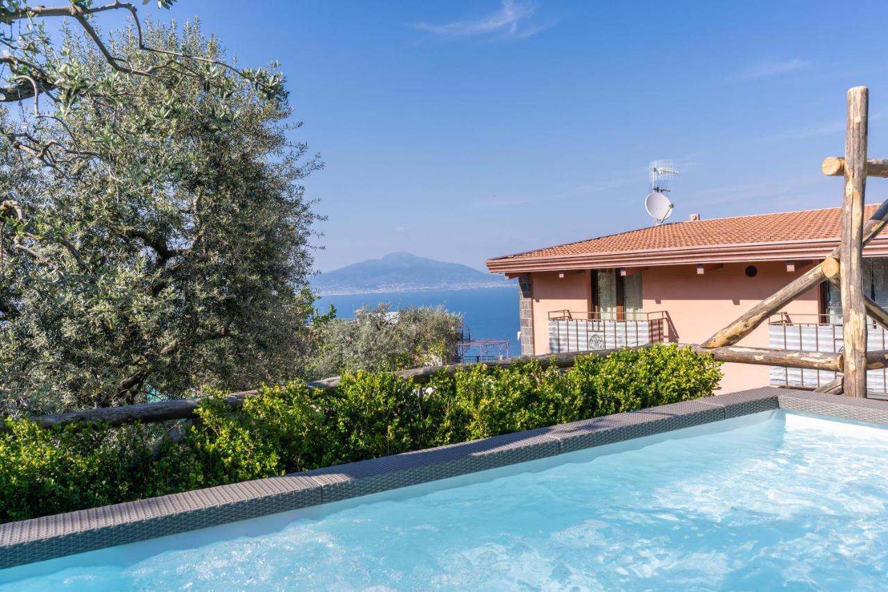 Villa Caruso Private Heated Pool & Sea View Sorrento Exterior foto