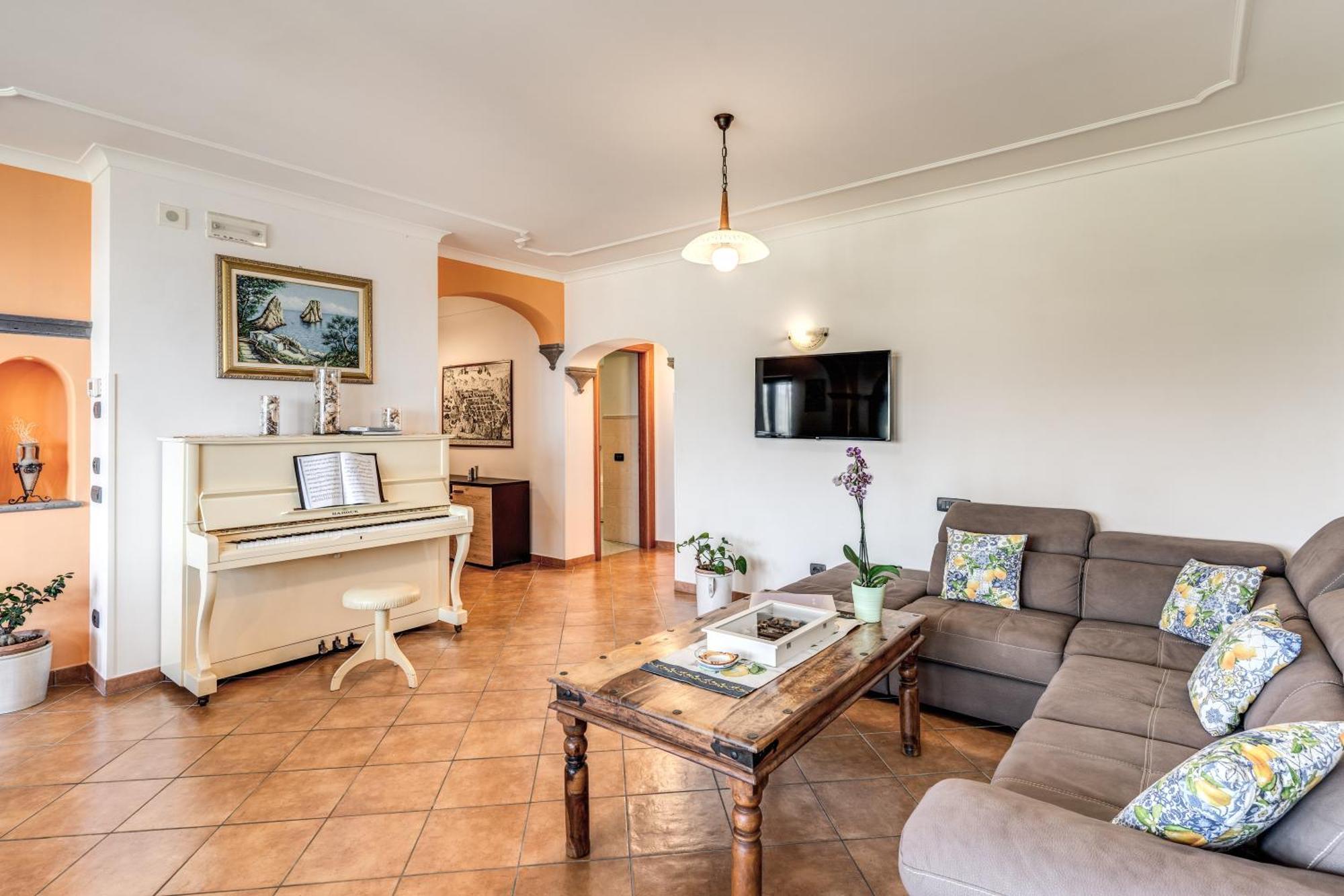 Villa Caruso Private Heated Pool & Sea View Sorrento Exterior foto